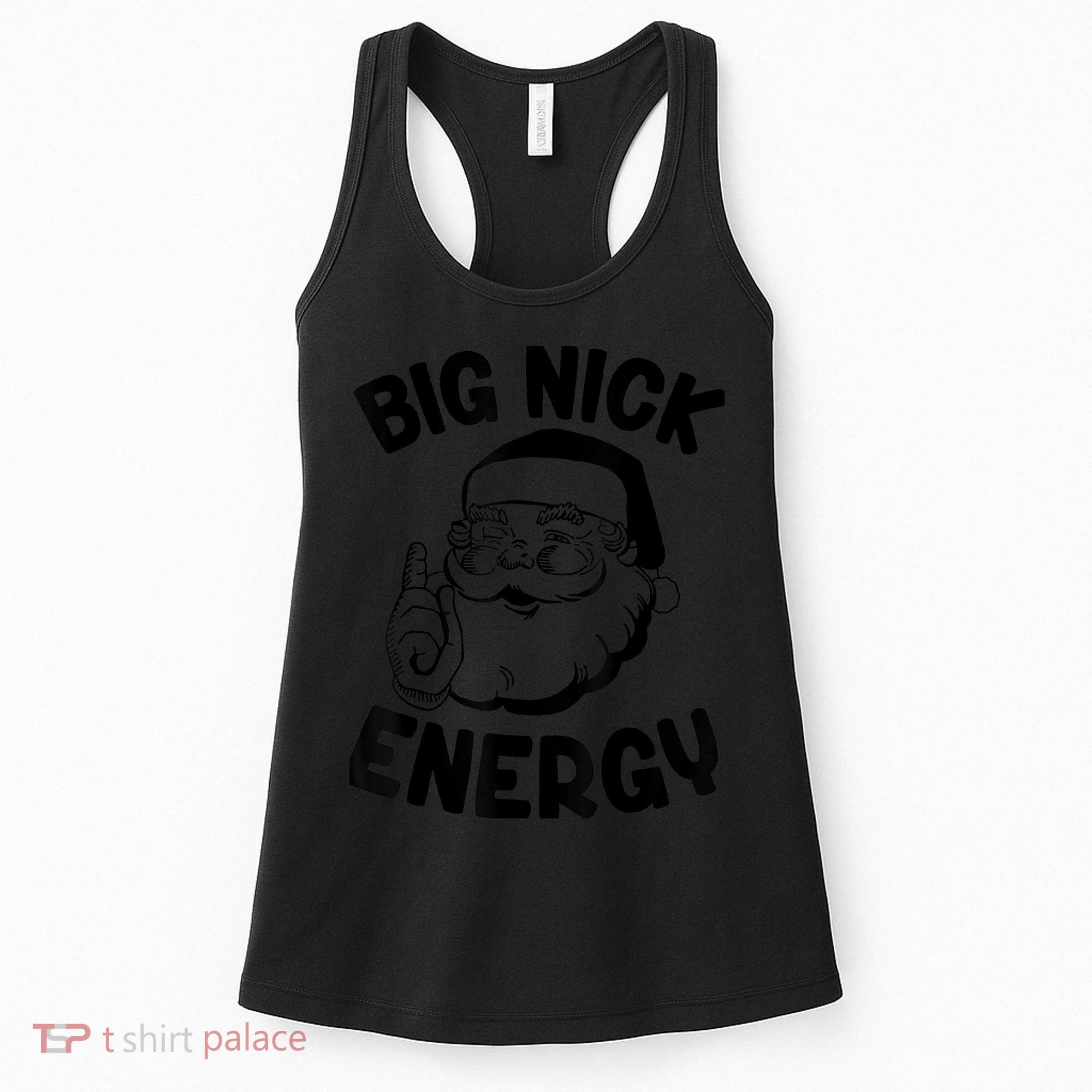 Big Nick Energy Funny Xmas Christmas Women's Tank Top
