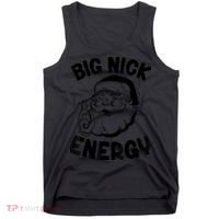 Big Nick Energy Funny Xmas Christmas Tank Top thumb 0