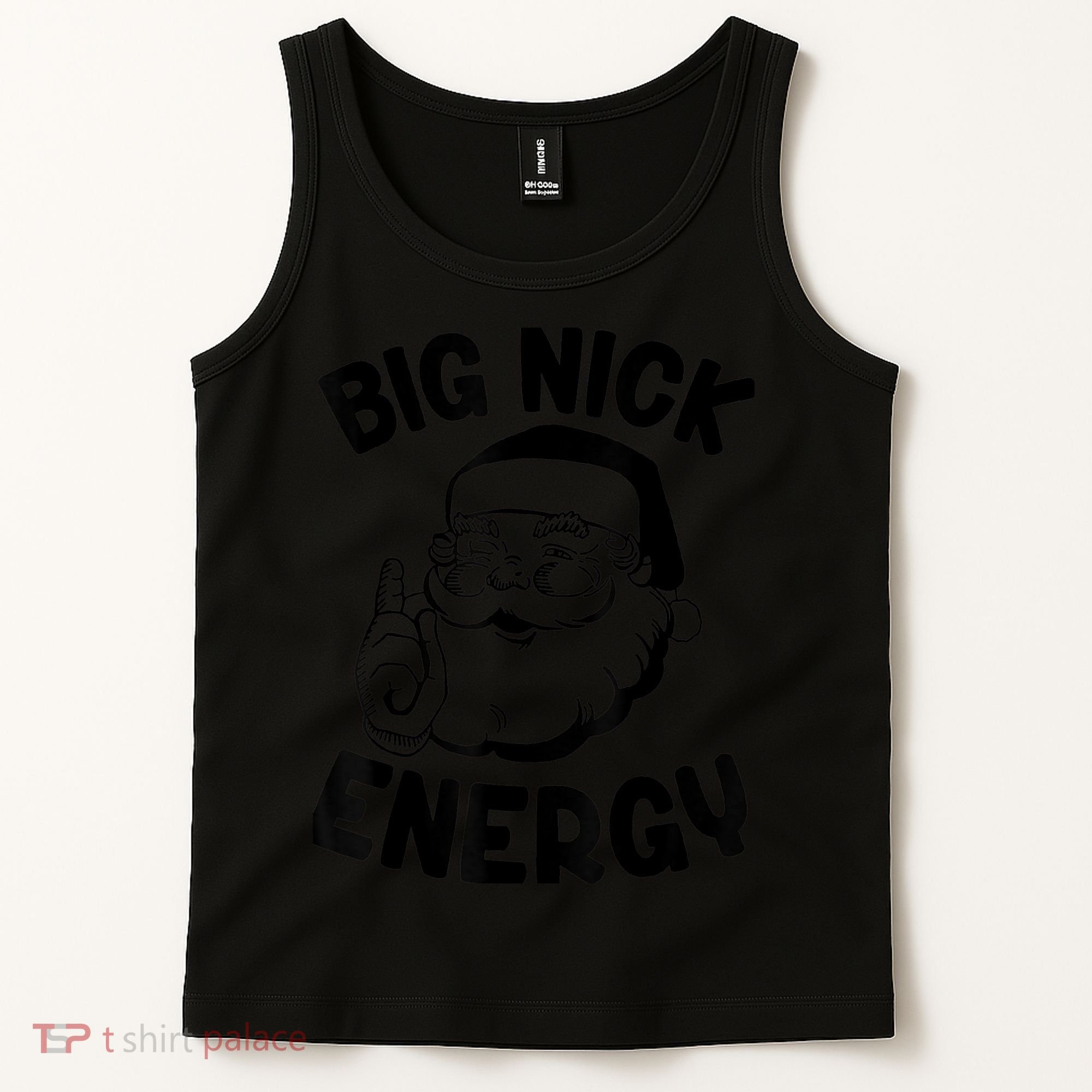 Big Nick Energy Funny Xmas Christmas Tank Top