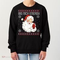 Big Nick Energy Santa Claus Holiday Women's Sweatshirt thumb 0