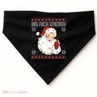 Big Nick Energy Santa Claus Holiday USA-Made Doggie Bandana thumb 0