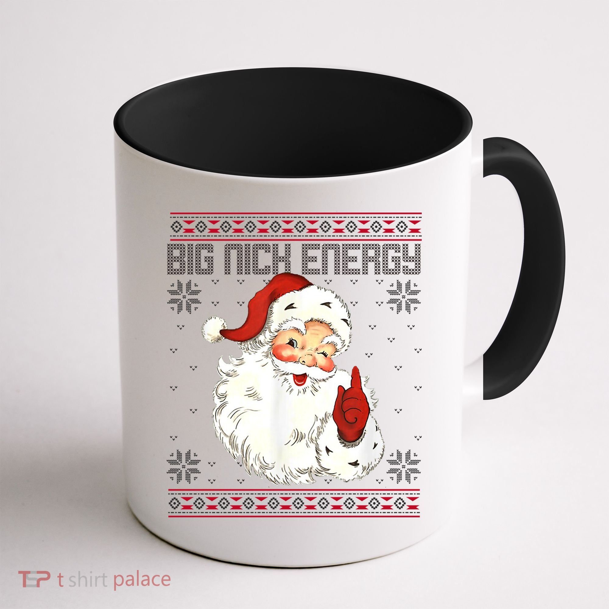 Big Nick Energy Santa Claus Holiday Coffee Mug