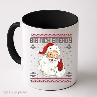 Big Nick Energy Santa Claus Holiday Coffee Mug