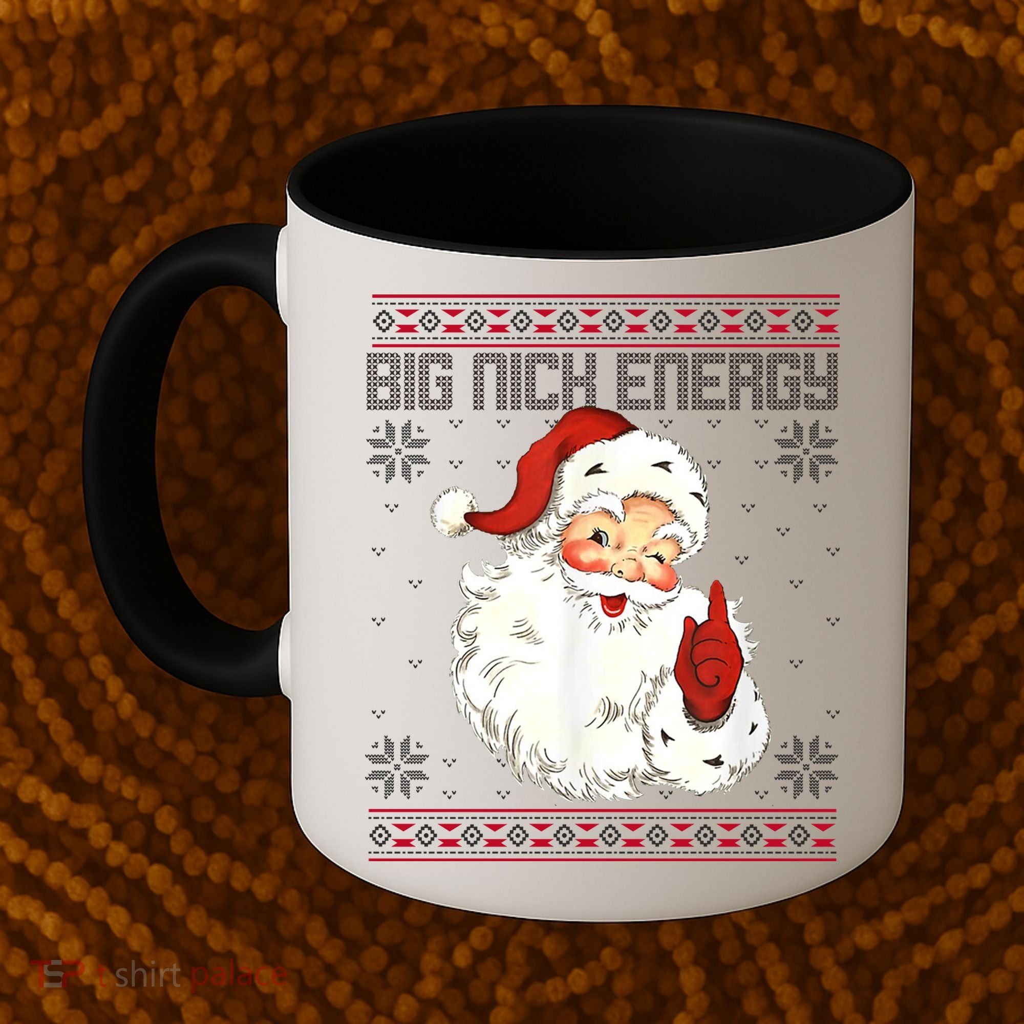 Big Nick Energy Santa Claus Holiday Coffee Mug