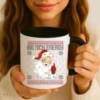 Big Nick Energy Santa Claus Holiday Coffee Mug thumb 3