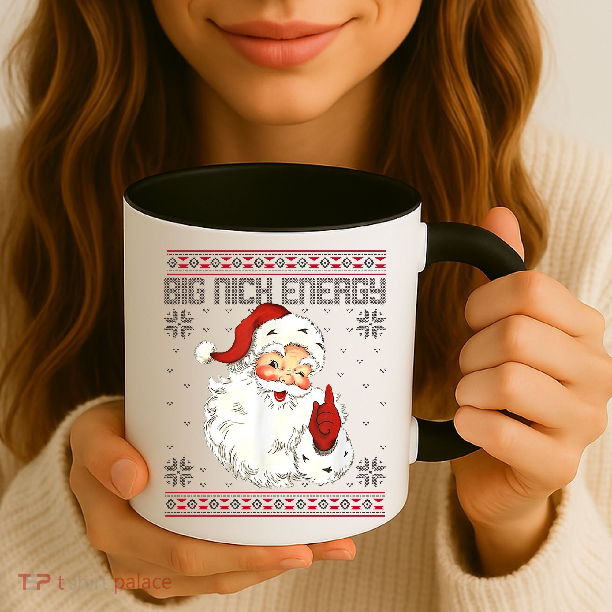 Big Nick Energy Santa Claus Holiday Coffee Mug