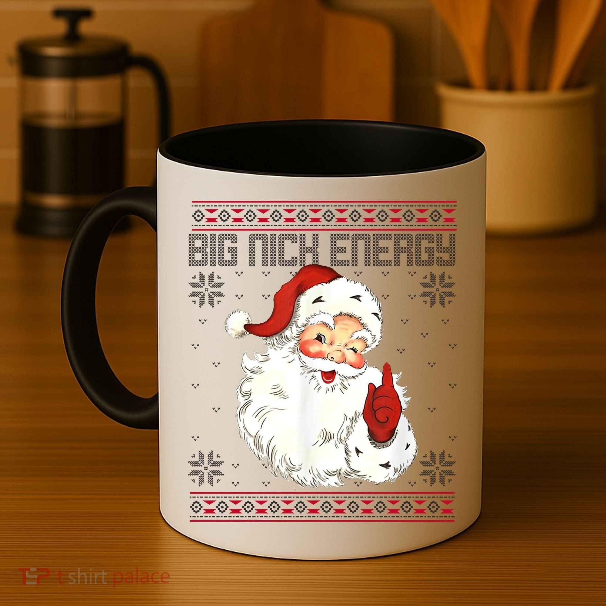 Big Nick Energy Santa Claus Holiday Coffee Mug