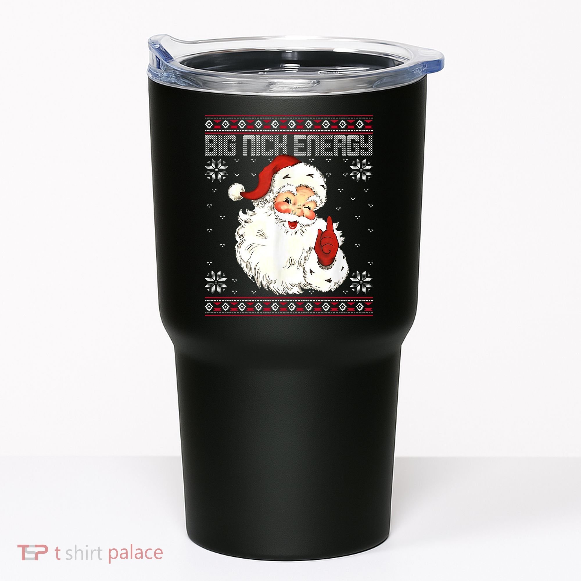 Big Nick Energy Santa Claus Holiday Tumbler