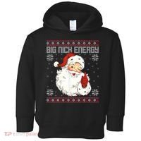 Big Nick Energy Santa Claus Holiday Toddler Hoodie thumb 0
