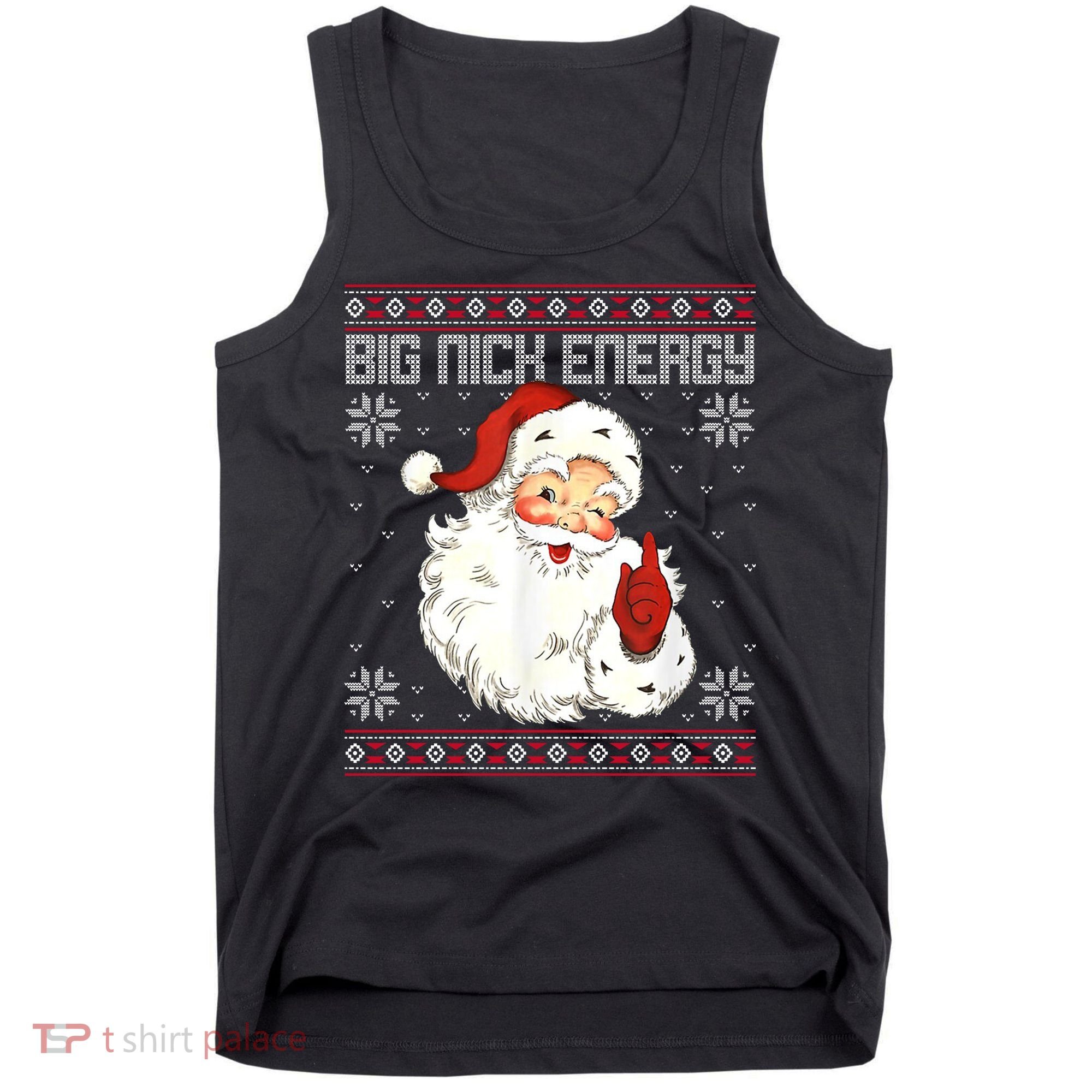 Big Nick Energy Santa Claus Holiday Tank Top