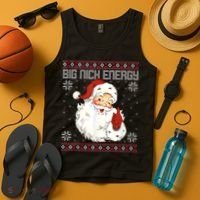 Big Nick Energy Santa Claus Holiday Tank Top thumb 4