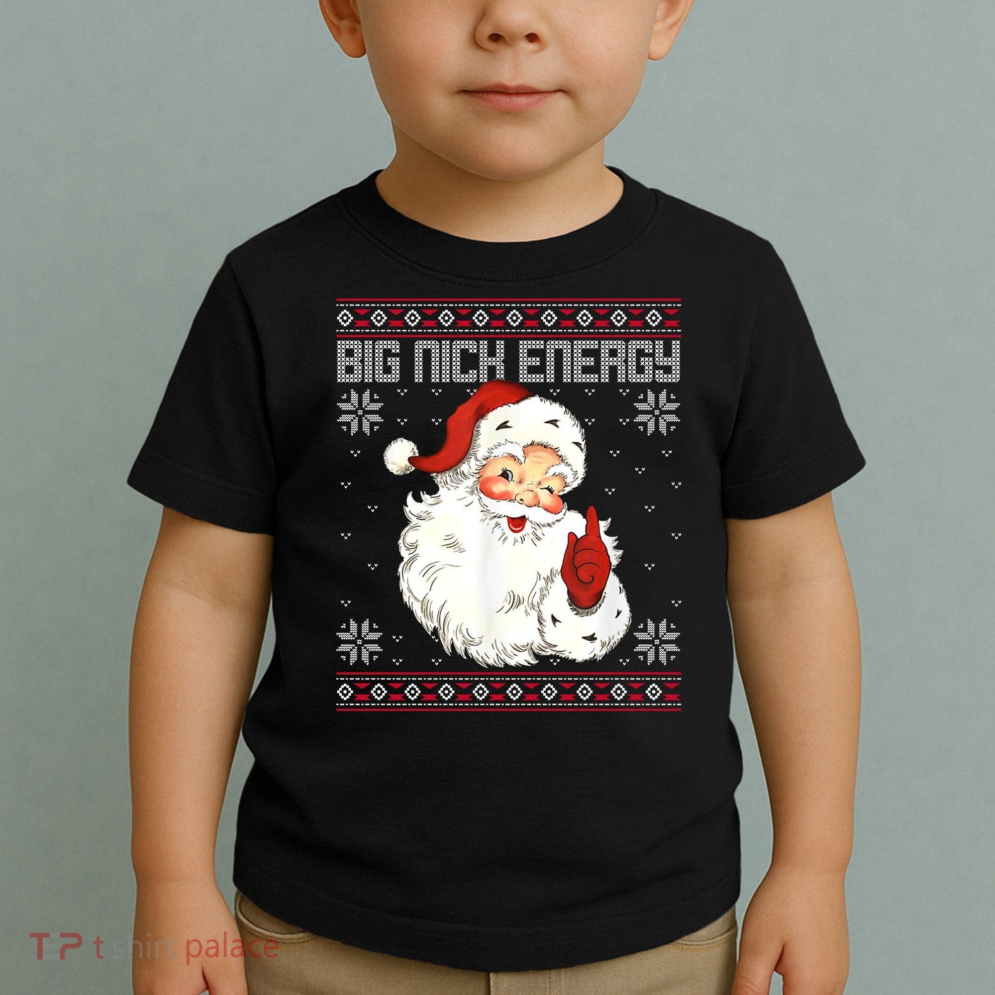 Big Nick Energy Santa Claus Holiday Toddler T-Shirt