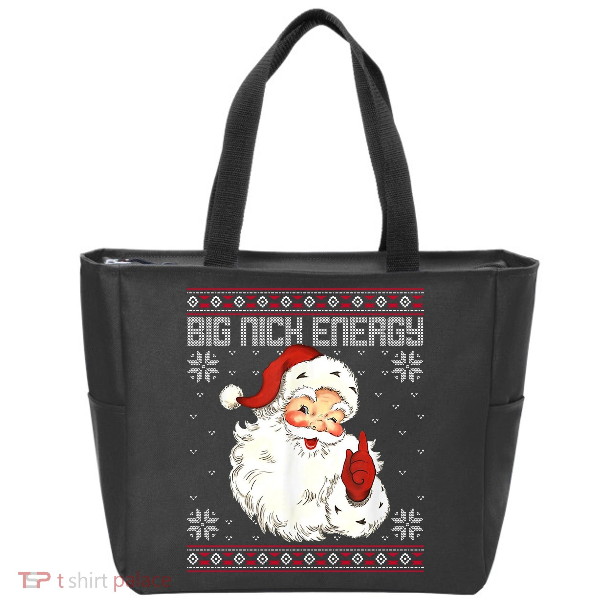 Big Nick Energy Santa Claus Holiday Tote Bag
