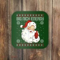 Big Nick Energy Santa Claus Holiday Coaster thumb 0