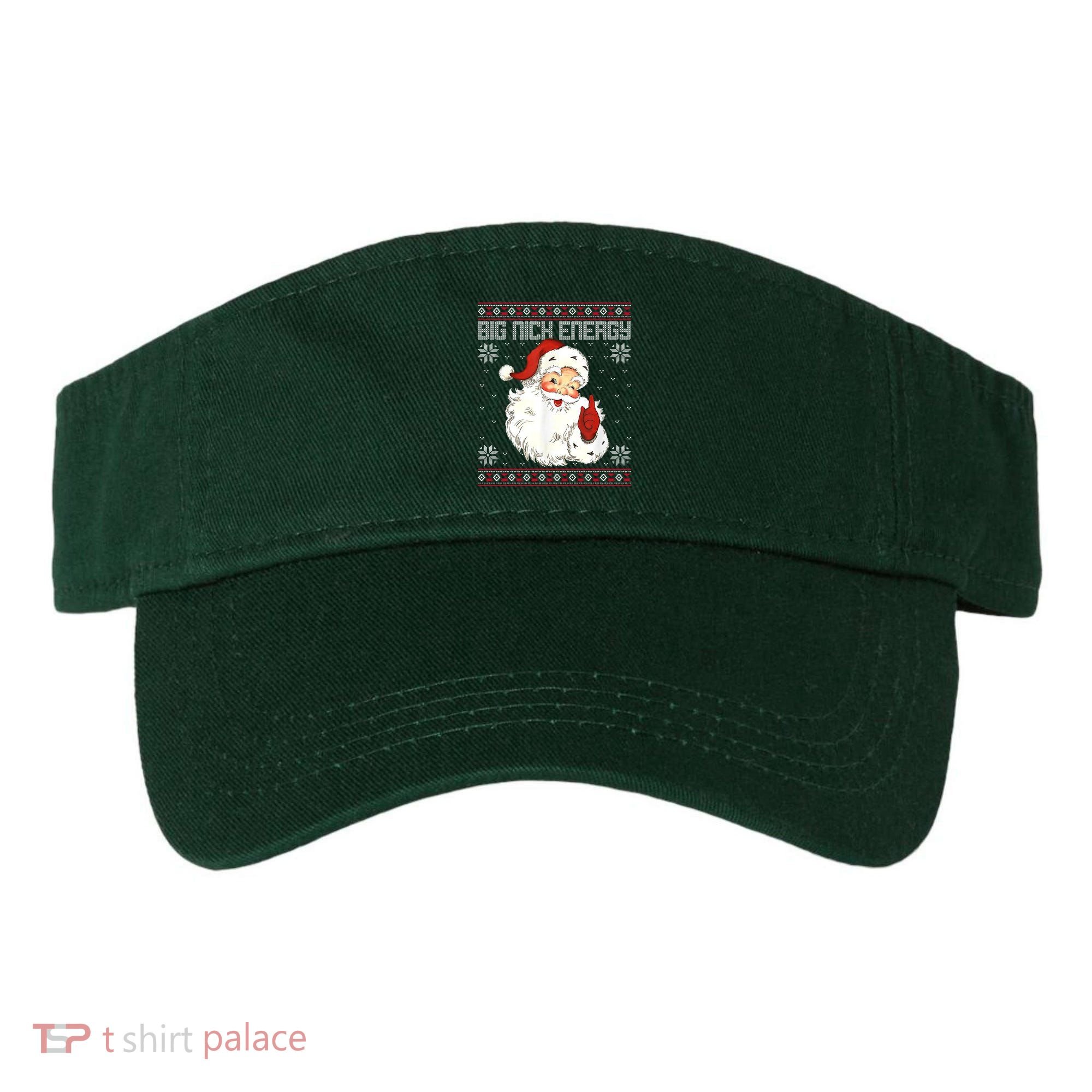 Big Nick Energy Santa Claus Holiday Visor