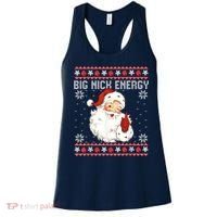 Big Nick Energy Santa Naughty Adult Ugly Christmas Sweater Women's Tank Top thumb 0