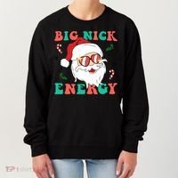 Big Nick Energy Santa Claus Funny Christmas Women's Sweatshirt thumb 0