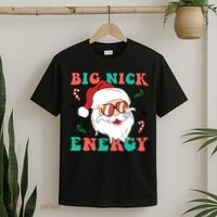 Big Nick Energy Santa Claus Funny Christmas T-Shirt thumb 2