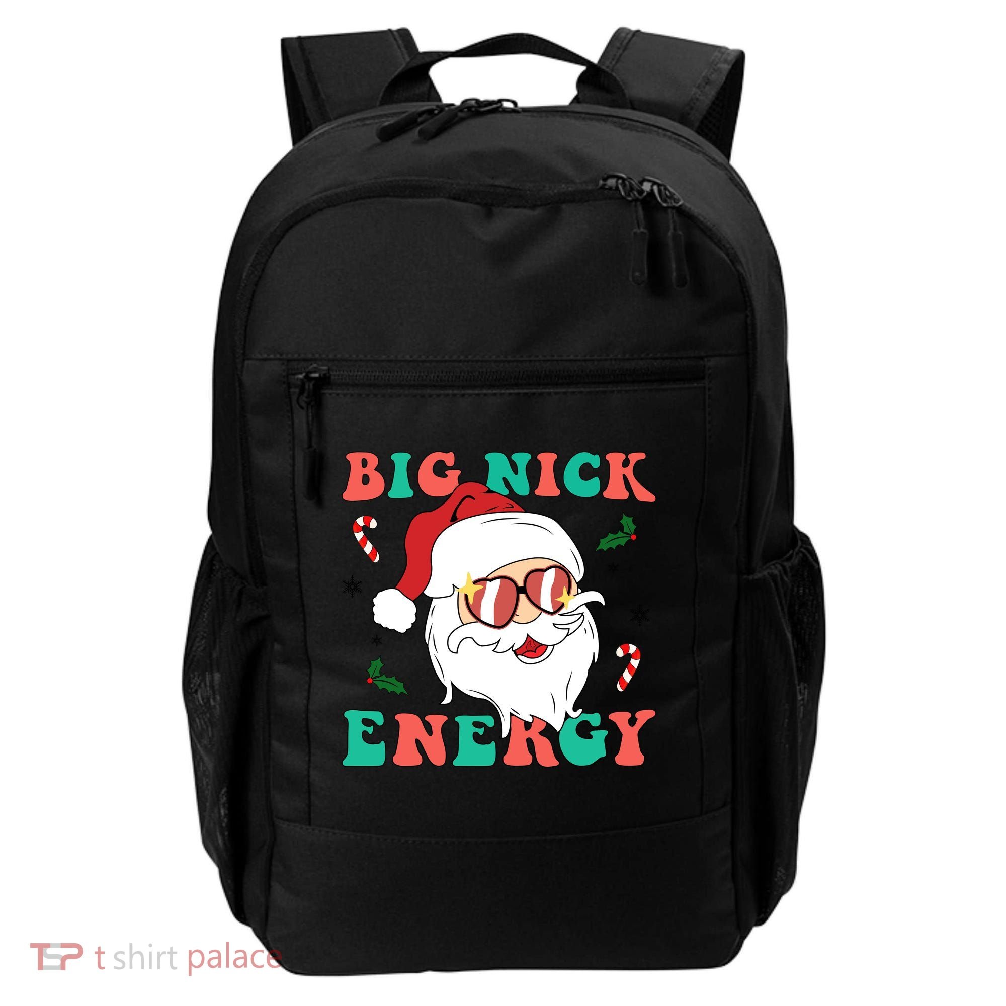 Big Nick Energy Santa Claus Funny Christmas Backpack