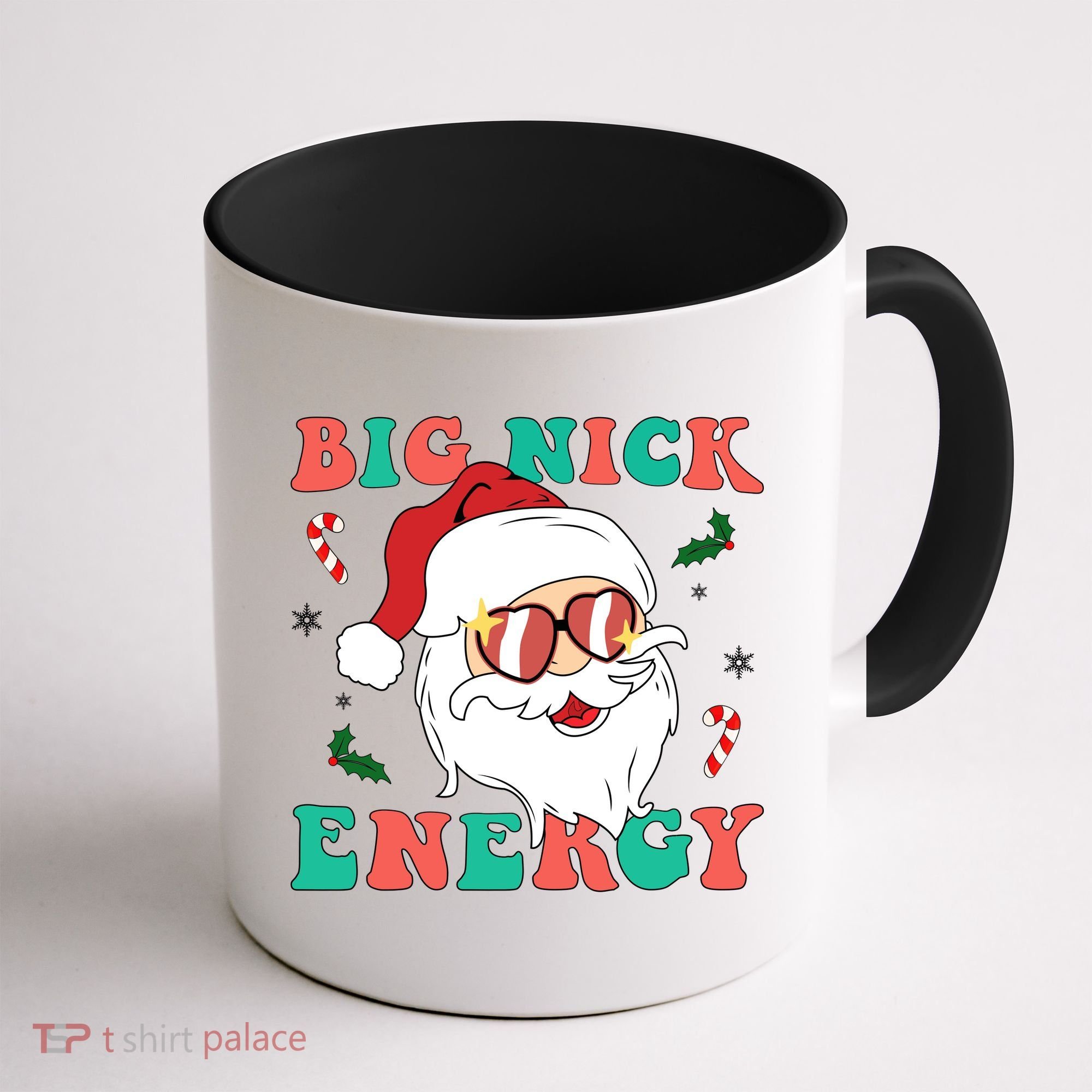 Big Nick Energy Santa Claus Funny Christmas Coffee Mug