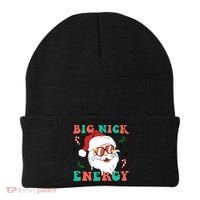 Big Nick Energy Santa Claus Funny Christmas Beanie thumb 0