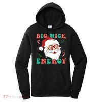 Big Nick Energy Santa Claus Funny Christmas Women's Hoodie thumb 0