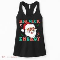 Big Nick Energy Santa Claus Funny Christmas Women's Tank Top thumb 0