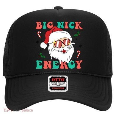 Big Nick Energy Santa Claus Funny Christmas Hat