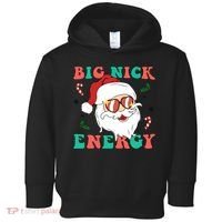 Big Nick Energy Santa Claus Funny Christmas Toddler Hoodie thumb 0