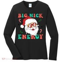 Big Nick Energy Santa Claus Funny Christmas Women's Long Sleeve Shirt thumb 0