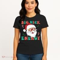 Big Nick Energy Santa Claus Funny Christmas Women's T-Shirt thumb 4
