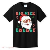 Big Nick Energy Santa Claus Funny Christmas Kids T-Shirt thumb 0