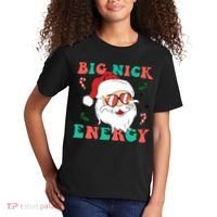 Big Nick Energy Santa Claus Funny Christmas Kids T-Shirt thumb 2