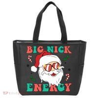 Big Nick Energy Santa Claus Funny Christmas Tote Bag thumb 0