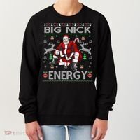 Big Nick Energy Santa Christmas Ugly Sweater Women's Sweatshirt thumb 0