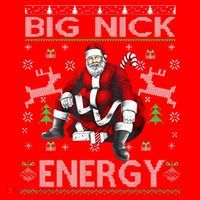 Big Nick Energy Santa Christmas Ugly Sweater Santa Hat thumb 1