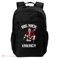 Big Nick Energy Funny Santa Christmas Backpack thumb 0