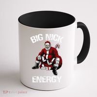 Big Nick Energy Funny Santa Christmas Coffee Mug thumb 1