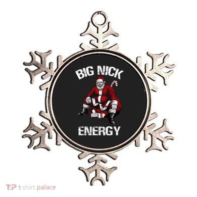 Big Nick Energy Funny Santa Christmas Ornament