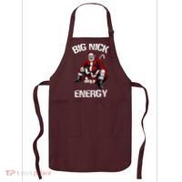 Big Nick Energy Funny Santa Christmas Apron thumb 0