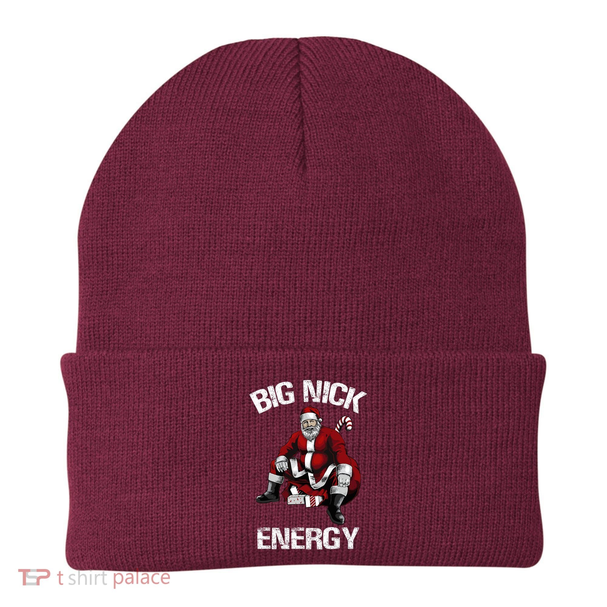 Big Nick Energy Funny Santa Christmas Beanie