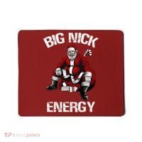 Big Nick Energy Funny Santa Christmas Mousepad thumb 0