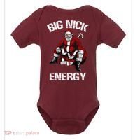 Big Nick Energy Funny Santa Christmas Baby Bodysuit thumb 0