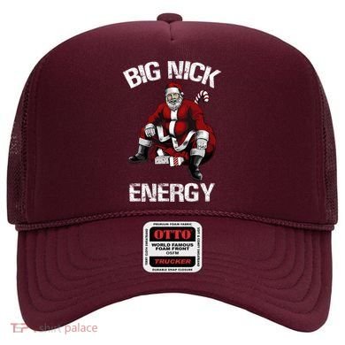 Big Nick Energy Funny Santa Christmas Hat