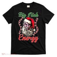 Big Nick Energy Santa Claus Smokin St. Nick Christmas T-Shirt thumb 0