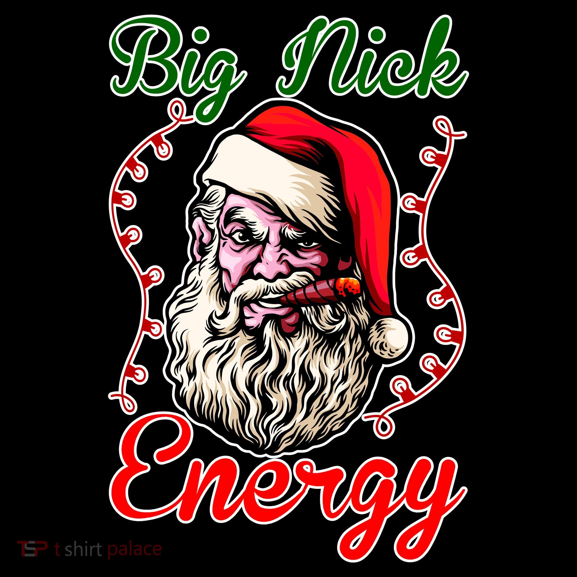Big Nick Energy Santa Claus Smokin St. Nick Christmas Coffee Mug