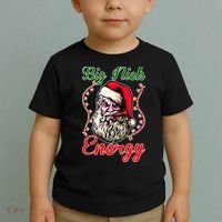 Big Nick Energy Santa Claus Smokin St. Nick Christmas Toddler T-Shirt thumb 2