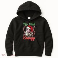 Big Nick Energy Santa Claus Smokin St. Nick Christmas Kids Hoodie thumb 0