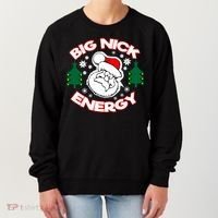 Big Nick Energy Santa Claus Snowflake Christmas Women's Sweatshirt thumb 0
