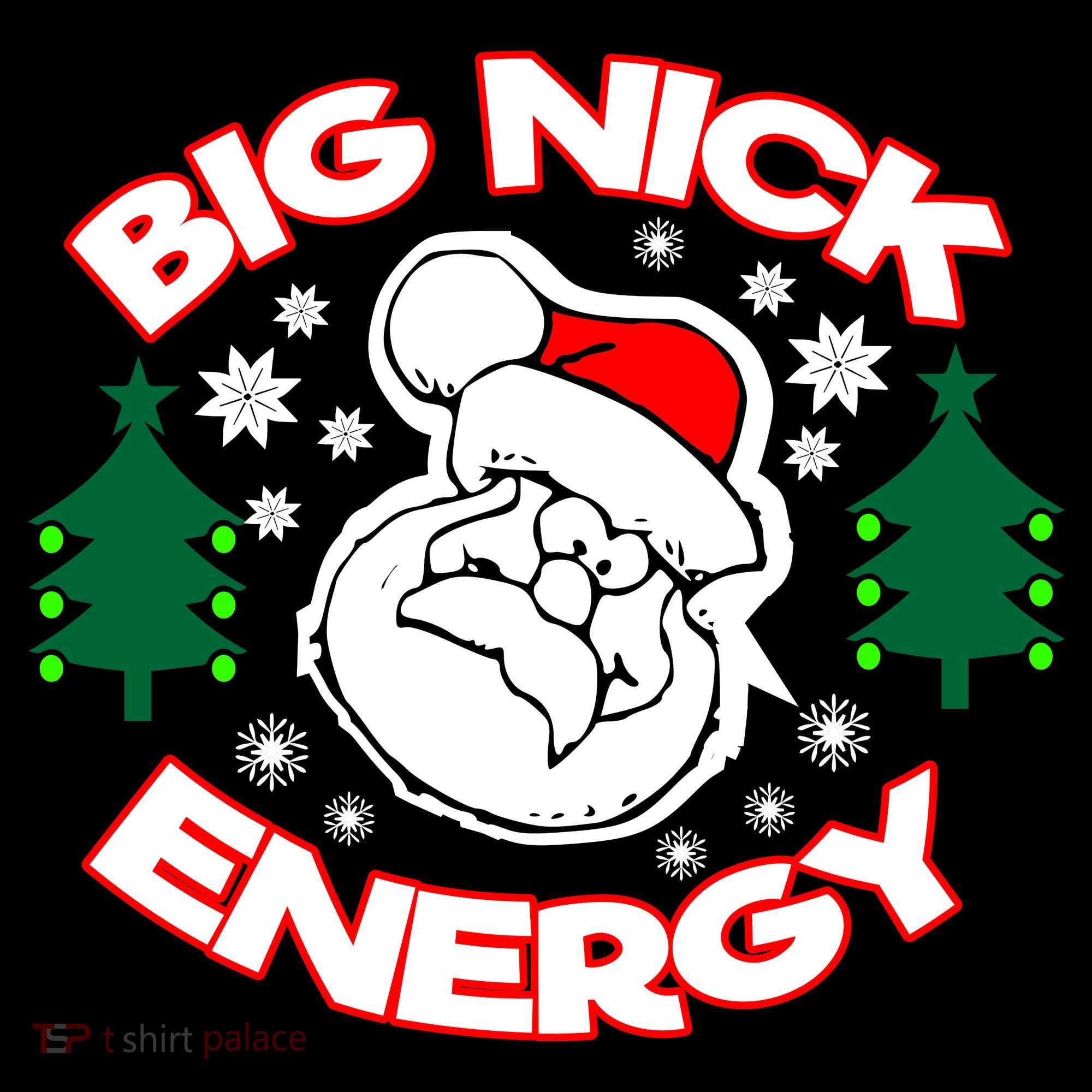 Big Nick Energy Santa Claus Snowflake Christmas Coffee Mug